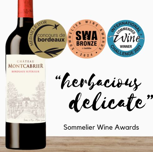 Chateau Montcabrier Bordeaux Superieur Rouge 2018 - Bordeaux, France