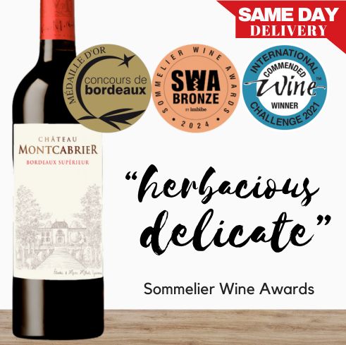 Chateau Montcabrier Bordeaux Superieur Rouge 2018 - Bordeaux, France