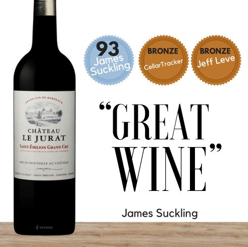 Chateau Le Jurat Saint-Emilion Grand Cru 2016 - Bordeaux, France