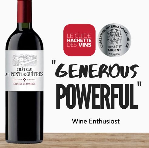 Chateau au Pont de Guitres Lalande de Pomerol 2020 - Bordeaux, France