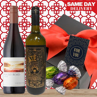 Joyful Abundance – Red & White Wine & Italian Pralines Gift