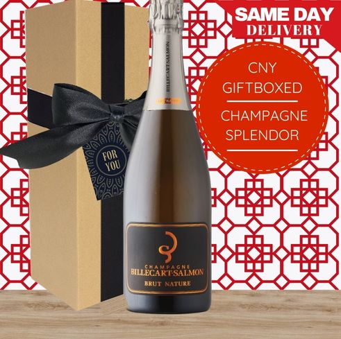Chinese New Year Champagne Splendor Eco Gift Box & Wrapped