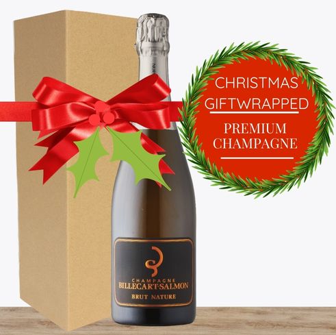 Premium Champagne Christmas Eco Gift Box & Wrapped