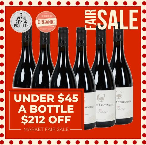 Clos des Centenaires Grenache Vielles Vignes (Old Vines) Red (Organic) - Southern Rhône, France 6 Pack Value