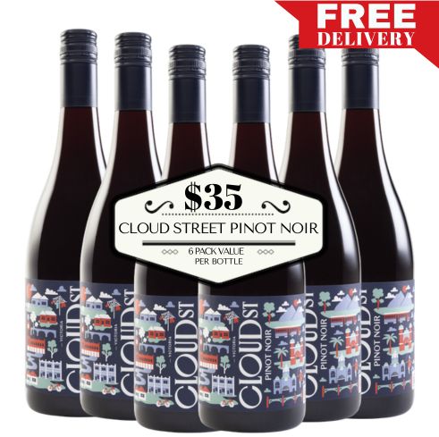 Cloud Street Pinot Noir - Victoria, Australia - 6 Pack Value