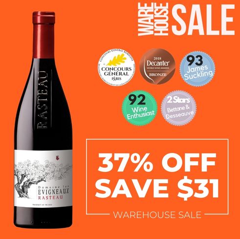 Domaine des Evigneaux Rouge 2019 - Rasteau, Côtes du Rhône, France