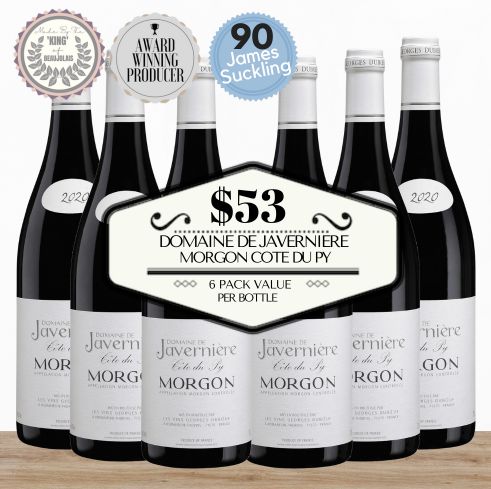 Domaine de Javerniere Morgon Cote du Py - Burgundy, France 6 Pack Value