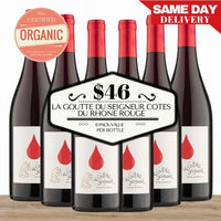 La Goutte du Seigneur Côtes du Rhône Rouge - Rhone, France 6 Pack Value