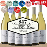 Dog Point Sauvignon Blanc (Organic) ~ Marlborough, New Zealand Value 6 Pack