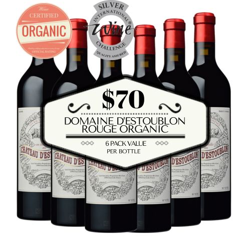 Château d'Estoublon Rouge (Organic) - Les Baux-de-Provence, France 6 Pack Value