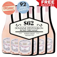 Château d'Estoublon Rose (Organic) - Les Baux-de-Provence, France 6 Pack Value