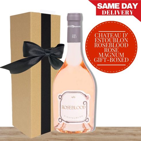 Château d’Estoublon 'Roseblood' Rosé Magnum Splendor Gift Box & Wrapped