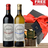 d'Estoublon Red, White Wine & Gourmet Chocolate - Premium Gift Set