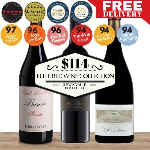 Elite Red Wine Selection – 3 Pack Value