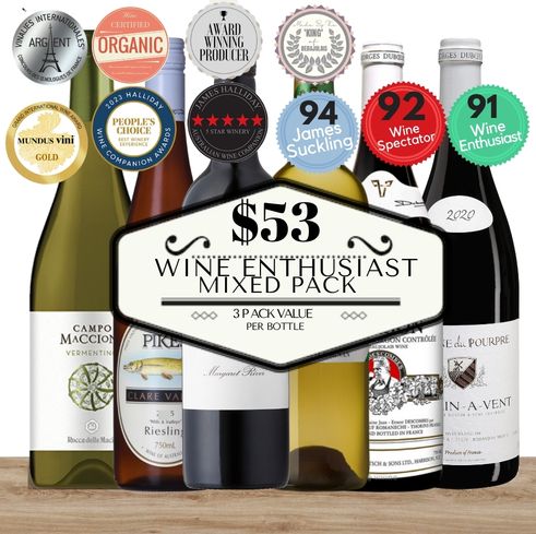 Wine Enthusiast Mixed Pack – Under $55
