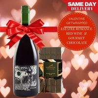 Estate Romance – Red Wine Gourmet Chocolate Gift Wrapped