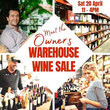 Warehouse Wine Sale ~ Sat 20 April ~ 11am-4:00pm