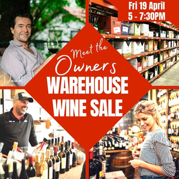 Warehouse Wine Sale ~ Fri 19 April ~ 5pm-7:30pm