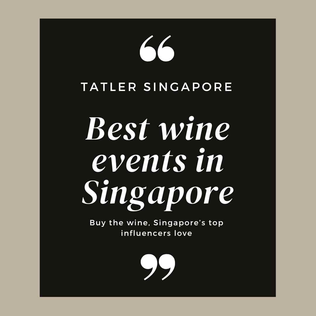 Tatler Singapore wine event promo