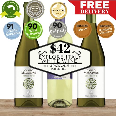 Explore Italy White Wine 3 Pack