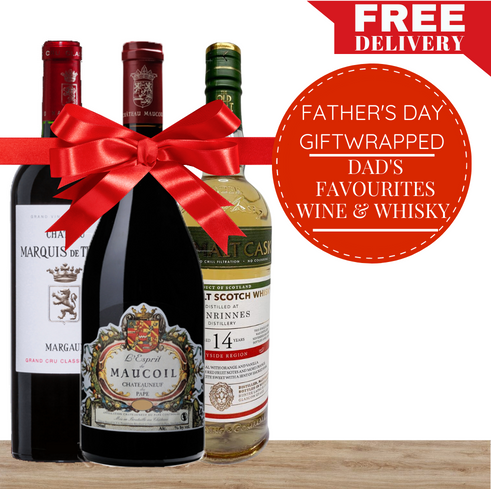Dad's Favourites Wine & Whisky Gift Pack