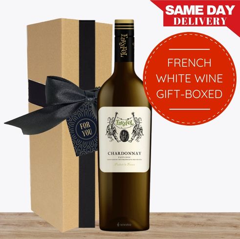 French White Wine Gift-Wrapped