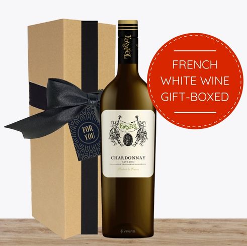 French White Wine Gift-Wrapped