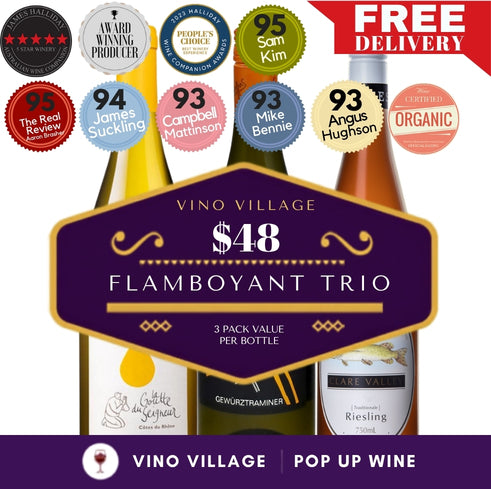 Vino Village Flamboyant Trio – Wine Education – 3 Wine Pack