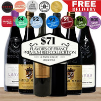 Flavors of France: Premium Red Wine Selection