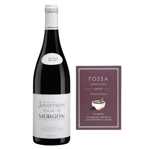 French Red Wine & Gourmet Chocolate Gift-wrapped
