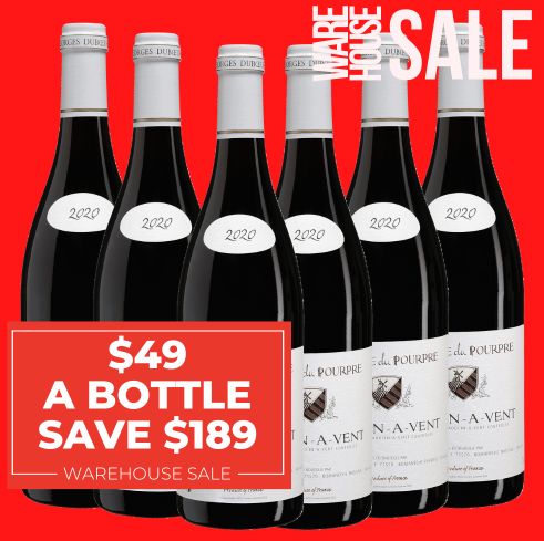 Domaine du Pourpre Moulin-a-Vent 2020 ~ Beaujolais, France 6 Pack Value