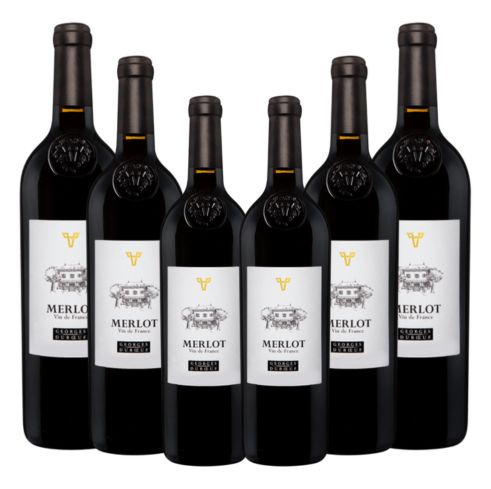 Georges Duboeuf Ecusson Merlot 2021 ~ IGP Pays D'OC, France - 6 Pack Value