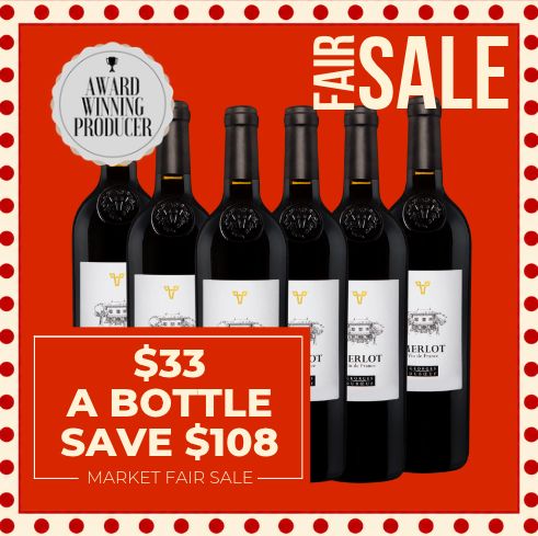 Georges Duboeuf Ecusson Merlot 2021 ~ IGP Pays D'OC, France - 6 Pack Value