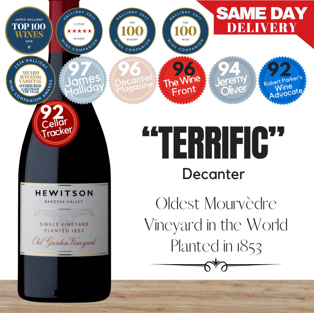 Hewitson "Old Garden" Mourvèdre – Barossa Valley, South Australia