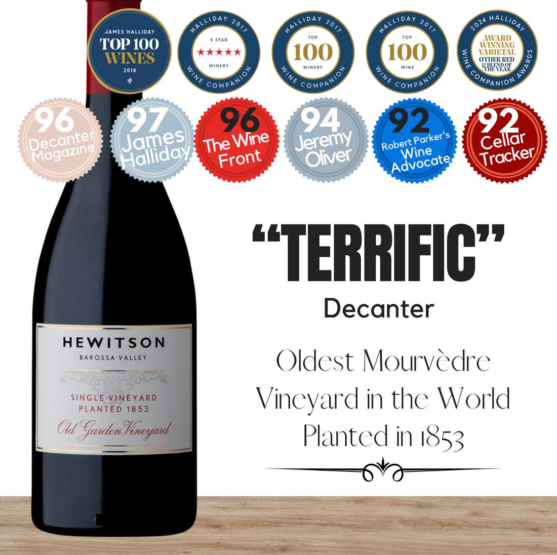 Hewitson "Old Garden" Mourvèdre – Barossa Valley, South Australia
