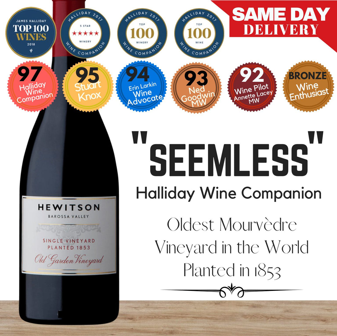 Hewitson "Old Garden" Mourvèdre – Barossa Valley, South Australia