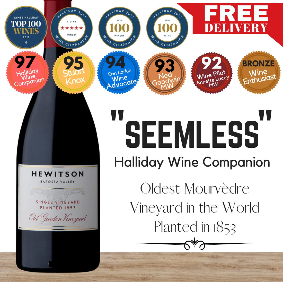 Hewitson "Old Garden" Mourvèdre – Barossa Valley, South Australia
