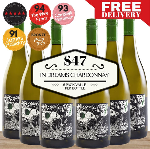 In Dreams Chardonnay 2022 ~ Yarra Valley, Australia 6 Pack Value
