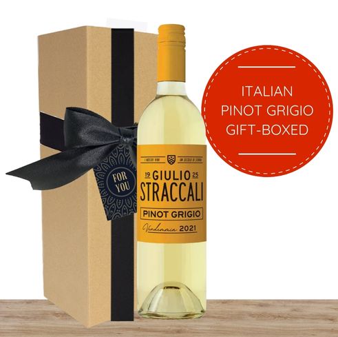 Italian Pinot Grigio Eco Gift Box & Wrapped