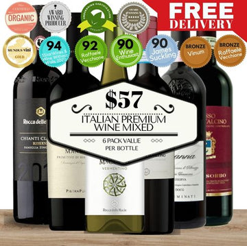 Italian Premium Wine Mixed - 6 Pack Value