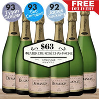 J. Dumangin Fils 1er Cru Brut Rosé Champagne NV - 6 Pack Value