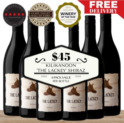 Kilikanoon "The Lackey" Shiraz 2019 ~ 6 pack value