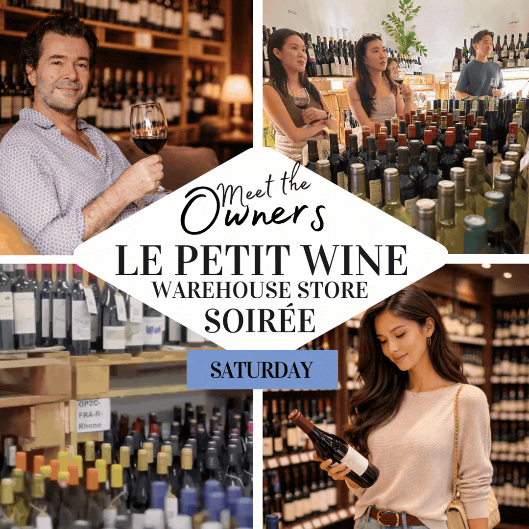 Le Petit Wine Warehouse - Tasting with David - Sat 11 July - 5-7pm