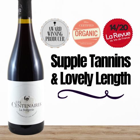 Les Centenaires La Bergerie Rouge Costières de Nimes (Organic) 2018 - Rhone, France