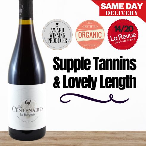 Les Centenaires La Bergerie Rouge Costières de Nimes (Organic) 2018 - Rhone, France