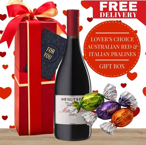 Lovers’ Choice Australian Red & Italian Pralines Gift