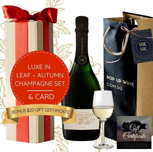 Luxe in Leaf – Autumn Champagne Gift
