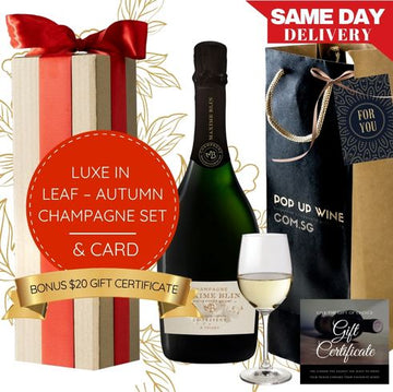 Luxe in Leaf – Autumn Champagne Gift