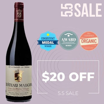 Chateau Maucoil Côtes du Rhône Villages Red (Organic) 2023 - Rhone, France