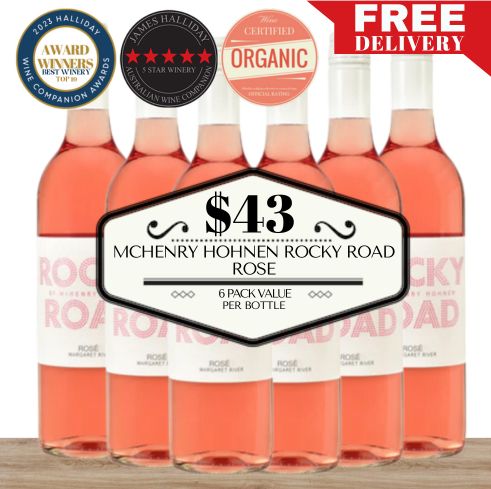 McHenry Hohnen Rocky Road Rose 2022 ~ Margaret River, Western Australia 6 Pack Value
